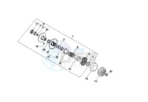 Runner SP 50 drawing Driven pulley