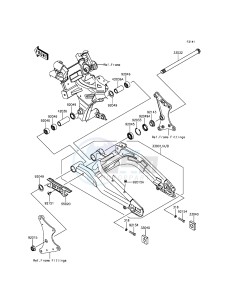 ER-6N ER650EEF XX (EU ME A(FRICA) drawing Swingarm