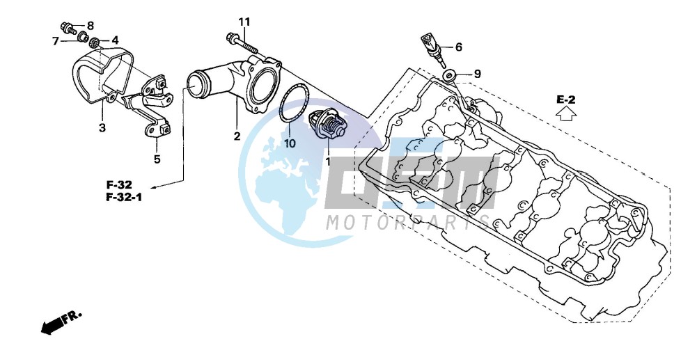 THERMOSTAT (CBF600S6/SA6/N6/NA6)