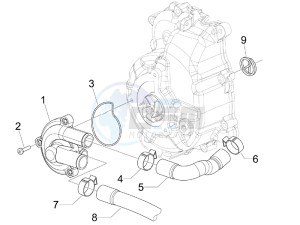 Nexus 250 SP e3 (UK) UK drawing Cooler pump