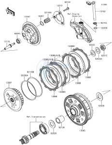 NINJA 650 EX650KHF XX (EU ME A(FRICA) drawing Clutch