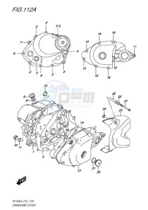 RV125 VAN VAN EU drawing CRANKCASE COVER