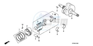 SH300AR9 UK - (E / ABS MKH SPC TBX) drawing CRANKSHAFT/PISTON