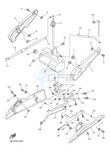 FZ8-SA 800 FZ8-S ABS (1BDA 1BDB) drawing SIDE COVER