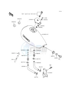 EL 250 E [ELIMINATER 250] (E1-E4) [ELIMINATER 250] drawing FUEL TANK