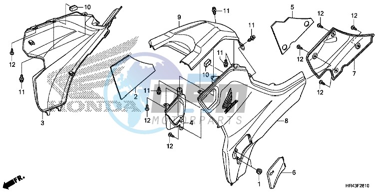 SIDE COVER/ TANK COVER