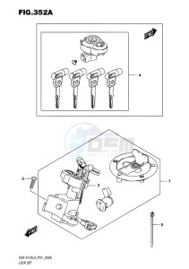 GSX-S125 MLX drawing LOCK SET