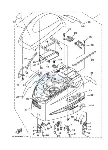 LZ300AETOX drawing TOP-COWLING