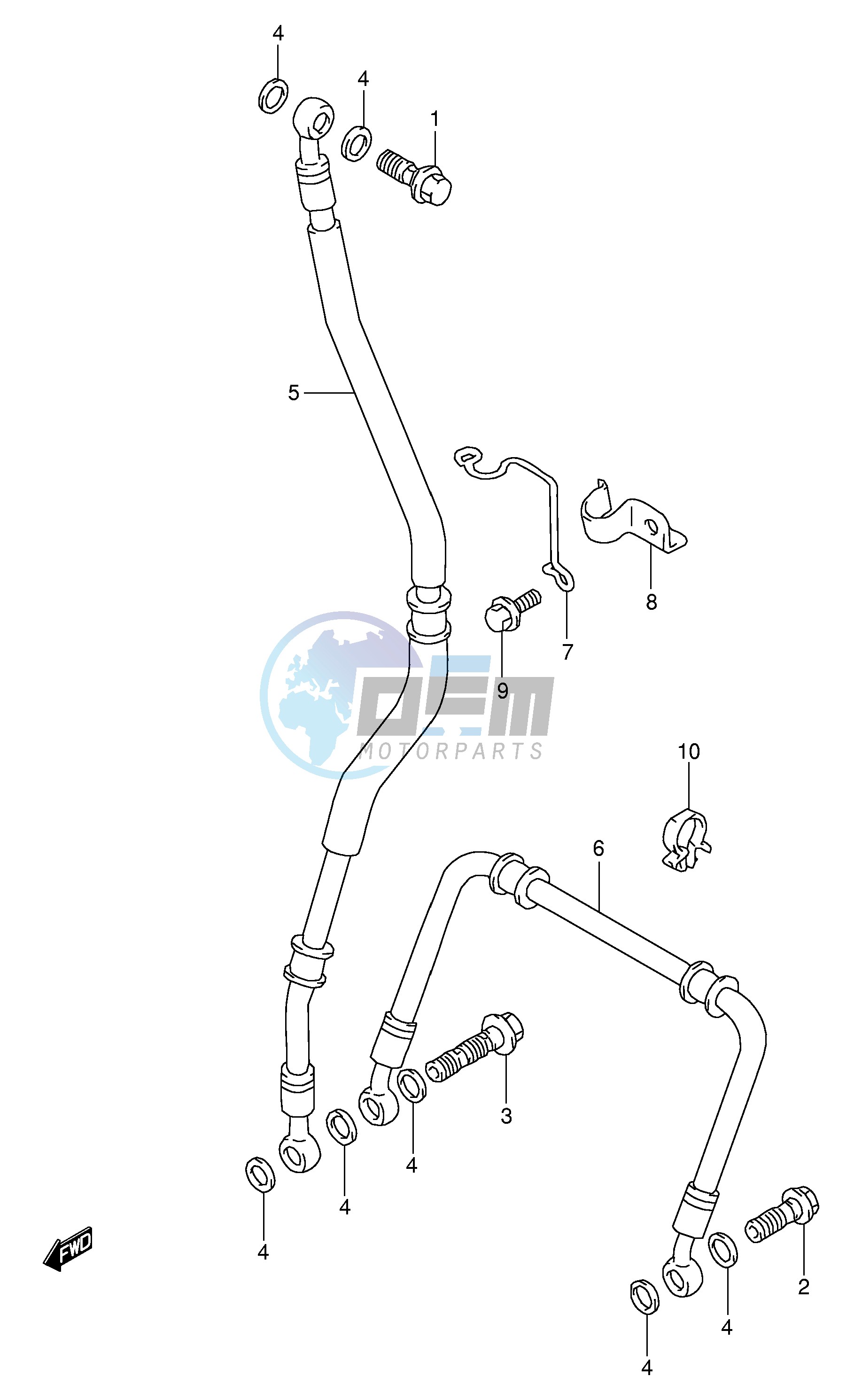 FRONT BRAKE HOSE