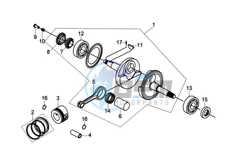 CRANKSHAFT / PISTON / PISTON RING