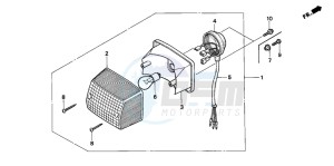 PK50M drawing TAILLIGHT