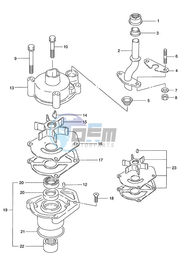 Water Pump (1986 to 1997)