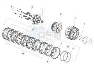 SHIVER 900 ABS (APAC) drawing Clutch