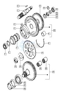 CLASSIC_25-45kmh_K2-K6 50 K2-K6 drawing Countershaft