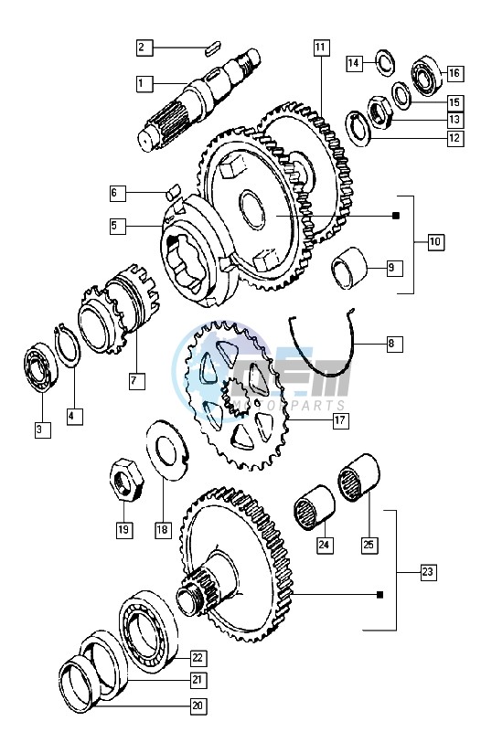 Countershaft