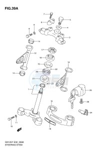 GN125 (E2) drawing STEERING STEM (MODEL Y K1)