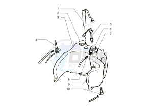 Ark AC 25 ONE- Matt Black 50 drawing Fuel tank-Oil tank