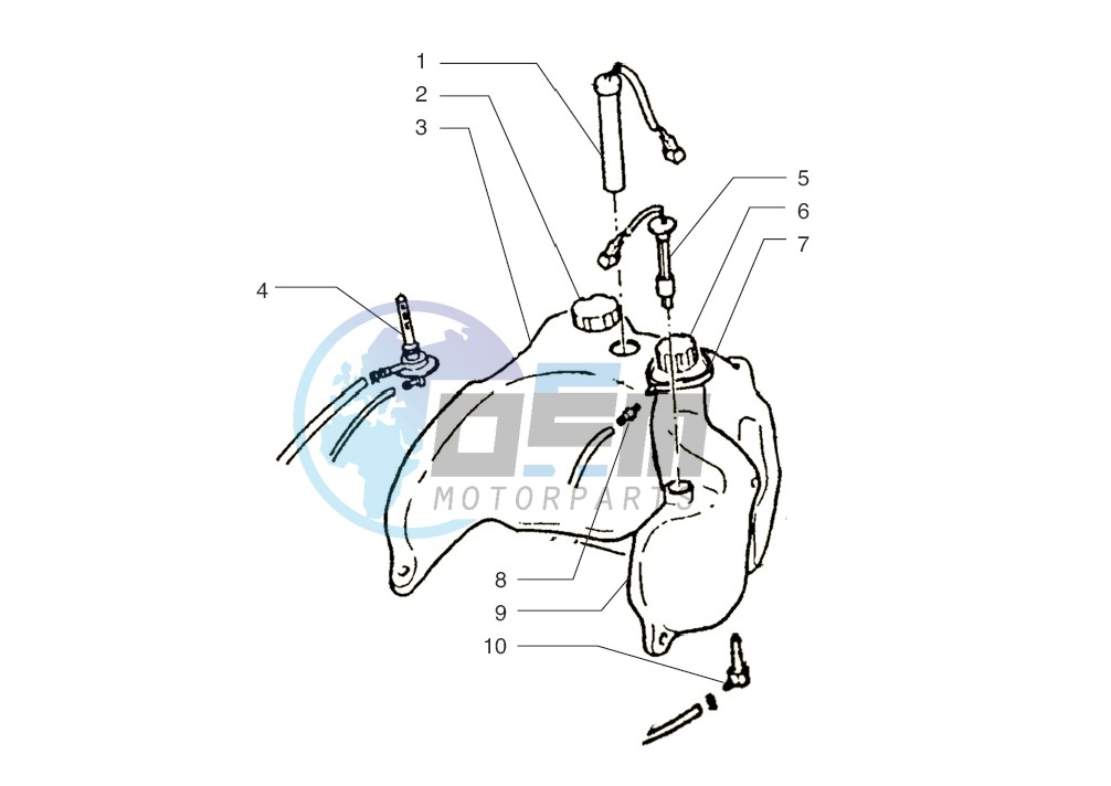 Fuel tank-Oil tank