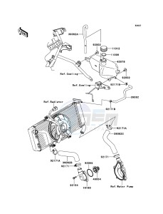 VERSYS KLE650CBF GB XX (EU ME A(FRICA) drawing Water Pipe