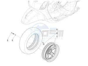 LXV 150 (NAFTA) drawing Front wheel