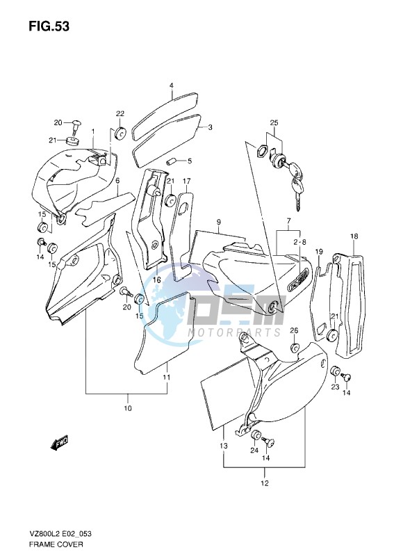 FRAME COVER L2