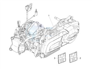 MP3 300 HPE (EMEA, APAC) drawing Engine, assembly