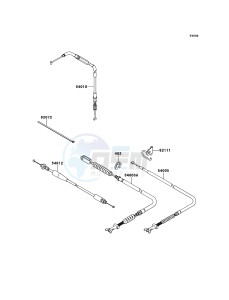 BRUTE FORCE 750 4x4i EPS KVF750GEF EU drawing Cables