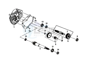 ALLO 50 25KMH (L8 L9) NL EURO4 drawing DRIVESHAFTS