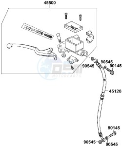 AGILITY 50 10 inch Netherlands drawing Front Cover- Front Fender