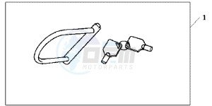 NC700XC drawing U LOCK