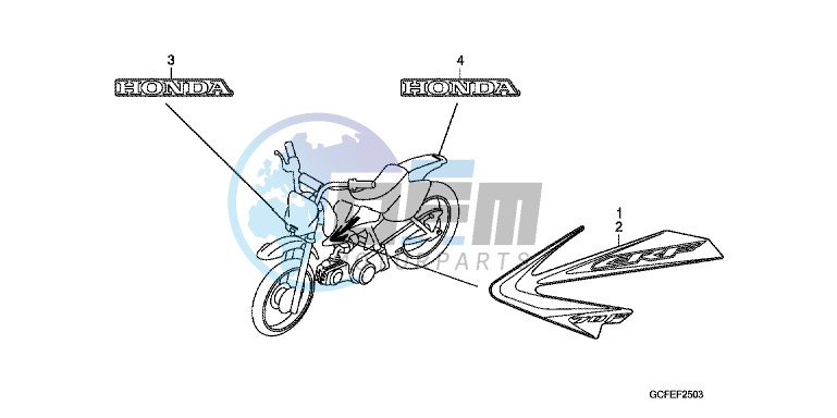 STRIPE/ MARK (CRF70FB)