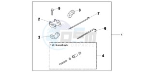 NC700SAD NC700S ABS 2ED - (2ED) drawing KIT  NAVI G3 ATT