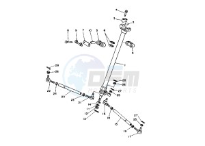 ATV 350 drawing STEERING