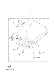 YFM700FWAD YFM7FGPHD GRIZZLY 700 EPS HUNTER (1HPS) drawing SEAT