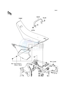 KLX250 KLX250SBF GB XX (EU ME A(FRICA) drawing Seat