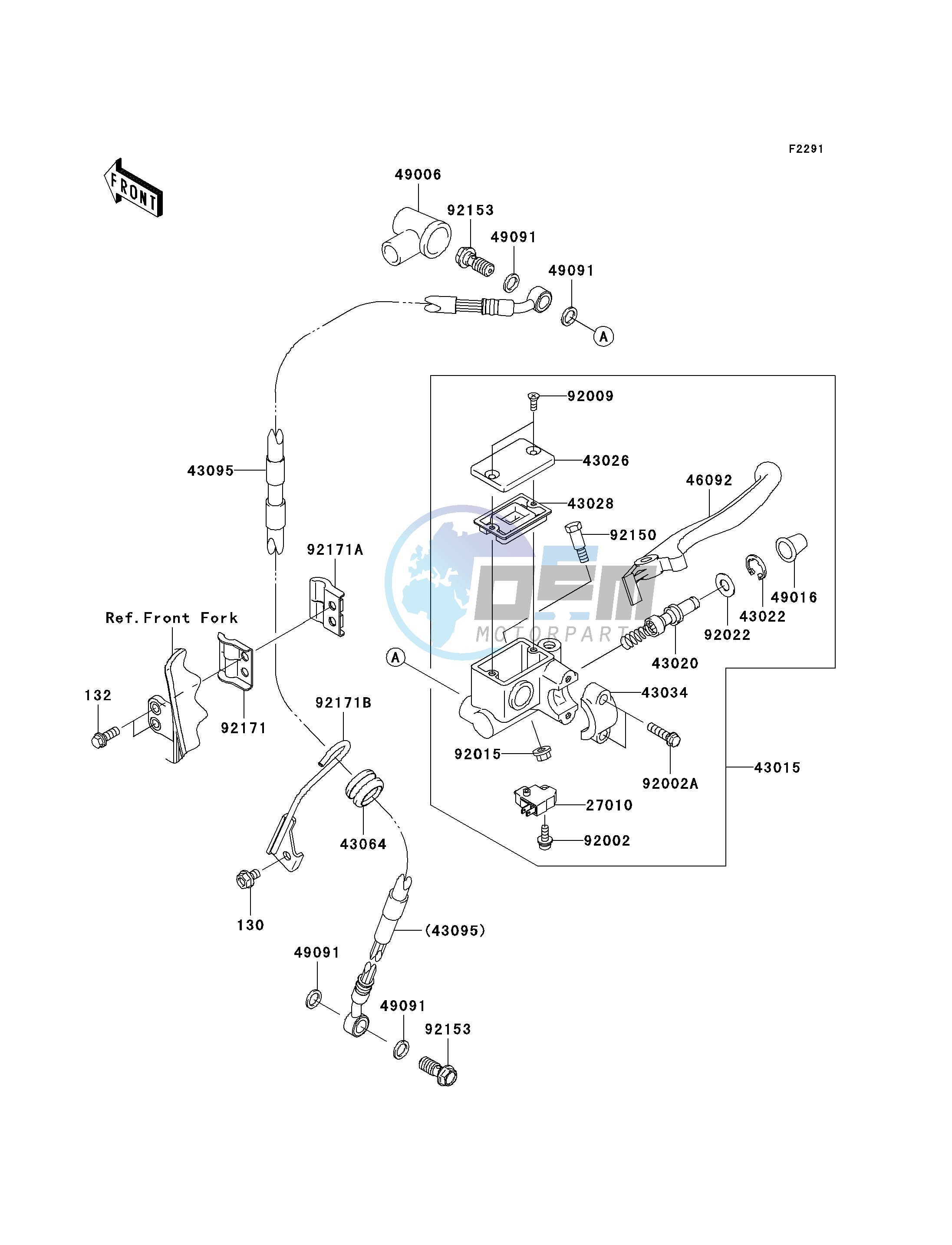 FRONT MASTER CYLINDER