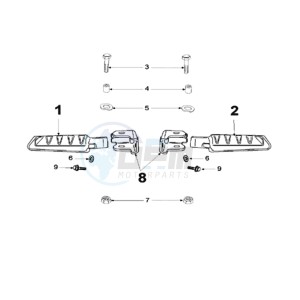 LUDIX 10 RLA drawing FOOT SUPPORT