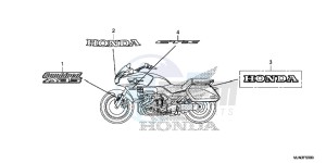 CTX1300AE CTX1300A UK - (E) drawing MARK/ EMBLEM