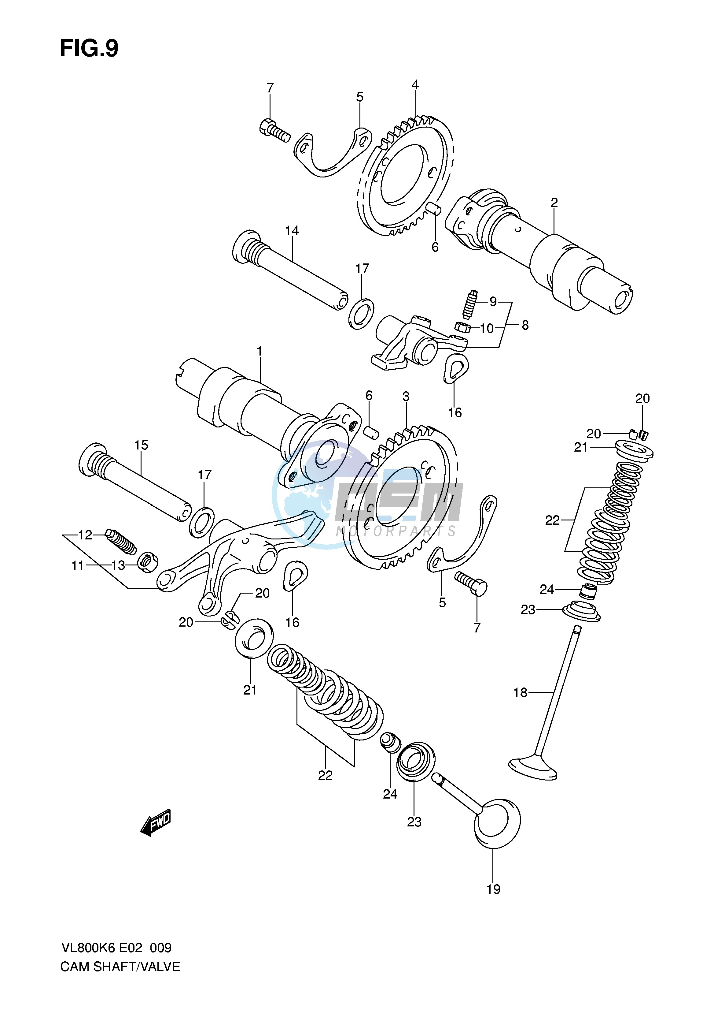 CAMSHAFT - VALVE