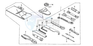 CBX750P2 drawing TOOLS