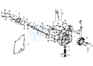 JOYRIDE - 150 cc drawing OIL PAN