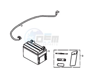 ORBIT II 50 25KMH (L8) NL drawing BATTERY / TOOLKIT