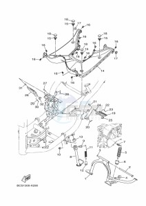 MWS155-A TRICITY 155 (BGD1) drawing STAND & FOOTREST