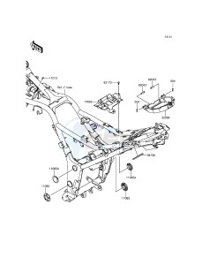 NINJA_300 EX300ADF XX (EU ME A(FRICA) drawing Frame Fittings