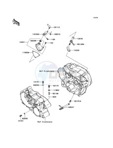 KVF360 4x4 KVF360ADF EU GB drawing Gear Change Mechanism