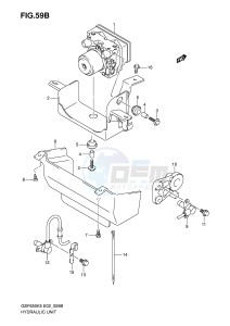 GSF650 (E2) Bandit drawing HYDRAULIC UNIT (GSF650AK5 UAK5 SAK5 SUAK5 AK6 YAK6 SAK6 SUAK6)