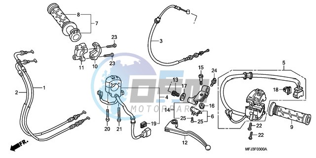 HANDLE LEVER/SWITCH/CABLE