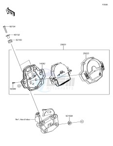 VULCAN S ABS EN650DHF XX (EU ME A(FRICA) drawing Meter(s)