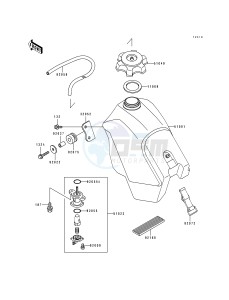 KX 500 E [KX500] (E1-E3) [KX500] drawing FUEL TANK