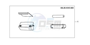 XL1000V9 Ireland - (EK) drawing HANDLE POCKET DX